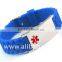 Wholesale hospital silicone id bracelets for promotion