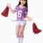 Wholesale color top pants suit stage performance clothes children kids cheerleader costumes