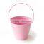 Crafts decorative tin metal bucket pail