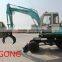 agriculture farming machine 7 ton JINGONG JGM9075L with log