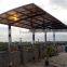 waterproof aluminum carport garden sheds for car and motorcycle