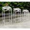 Waterproof Antique Tall Round Wedding Flower Stands (3pcs/Set)