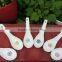 SP-1541 Haonai flower decal ceramic spoon, ceramic soup spoon