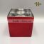 Chinese Factory Wholesale Price Red Small Square Vases