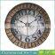 motorcycle shape metal rustic standing clock