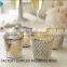 Polygon votive candle jars