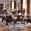 C6603 Baroque Antique Style Italian Dining Table, 100% Solid Wood Italy Style Luxury Dining Table Set