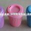 Colorful silicone cup