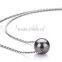 white pearl pendant necklace