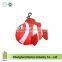 Fish shape folding handle bags reusable foldable shopping bags Cute supermarket handle shopping bags