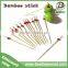 Factory Disposable Bamboo Skewer With Bead