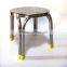 Round Shape Stainless Steel Metal Stool Bar Chairs Restaurant Chair