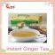 FDA, HALAL. KOSHER ISO instant Ginger Tea with lemon health ginger tea factory