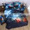 2016New fashion 3DGalay Bedding Sets Twin/Queen Size Universe Outer Space Themed Bedspread Bed Linen Bed Sheets Duvet Cover Set