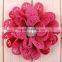 hot sale fabric flower clip for baby girls