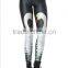 Formal Informal PU Consice Black White Color Block Autunm PU Sexy Leggings