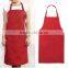 Custom Polycotton plain color cooking apron kitchen apron