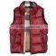 Wholesale Polyester Padded Sleeveless Jacket Winter Vest With Checked Lining fabric