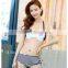 Custom design printing seamless reversible Bikini Beach Swimwear