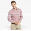 SZXX Tops Wholesale Red Stripe Mens Long Sleeve Casual Shirts