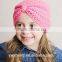 Top quality plain custom winter knitted newborn baby hat