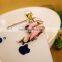 Cute dolphin pendant for phone dustproof fashion mobile jewelry accessory with crystals