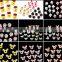 Diy colorful star moon heart small resin charms for cell phone decorations