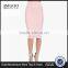 MGOO High Quality Factory Women Slinky Midi Skirts Pink Work Offices Suits Plain Slinky Skirts 15145A177