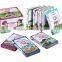 Children 3D board book printing custom alpinia oxyphylla case bound book pop-up book