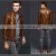 Newest design Man's pu jackets leather locomotive suit