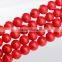 New Red color hot sale Natural turquoise beads jewelry with Round and different size