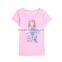 Custom Gilrs Cartoon Mermaid Tail Printed T-shirts