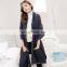 New fashion oem thick acrylic knitted infinity pocket scarf