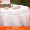 High Quality Fancy Rosette White Round Tablecloths
