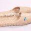 Wholesale Hand Woven Slippers Rush Slipper Spa Plain Raffie Slippers 2017