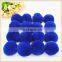 Factory wholesale Customize Size 8cm Genuine Colorful Rex Rabbit Fur Pom Poms