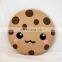 Kawaii cookie plush toy cushion cute chocolate chip cookie m&m cookie cartoon face cute pillow felt