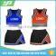 Customized cheerleading crop tops spandex cheering-section uniforms teamwear