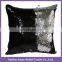 SQP022L black gold two tone sequin fabric wholesale throw pillow cases