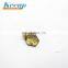 Custom shape gold plating metal lapel pin badge with epoxy resin logo