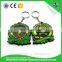 Factory price custom high quality 3D Soft Plastic Rubber PVC Keychain