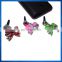 Fashion Mobile Phone Jewelry,Cellphone Dust Plugs,Anti Dust Cap