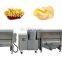 Banana Chips Fry Semi-automatic Fries production line snack chips processing machine