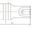 35Khz High Frequency Ultrasonic Transducer  500W With 2PCS Ceramics 35mm PZT8