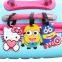 18 color soft pvc dispensing machine for label patch keychain