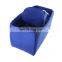 multi pockets yellow color cosmetic handbag purse felt make up organizer bag