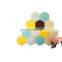 Custom Printing Multi Function Divider Panel Package Panels Acoustic Green