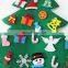 Christmas felt tree with calender body