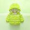 Children's quality zipper cotton-padded jacket in bright colors