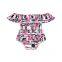 Posh Girl Snake Off Shoulder Jumpsuit Snap Crotch Bodysuit Baby bubble Romper